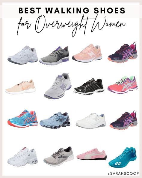 42 Best Walking Shoes for Overweight Women Cute Walking Shoes Women, Best Walking Shoes For Women Sneakers, Women In The Rain, Stylish Walking Shoes, Walking Tennis Shoes, Supportive Shoes, Walking Women, Badminton Shoes, Comfortable Walking Shoes