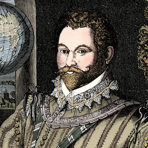 8 Famous Pirates from History - HISTORY Sir Francis Drake, Jack Johns, Pirate History, Famous Pirates, Francis Drake, Spanish Armada, Golden Age Of Piracy, Uk History, National Heroes