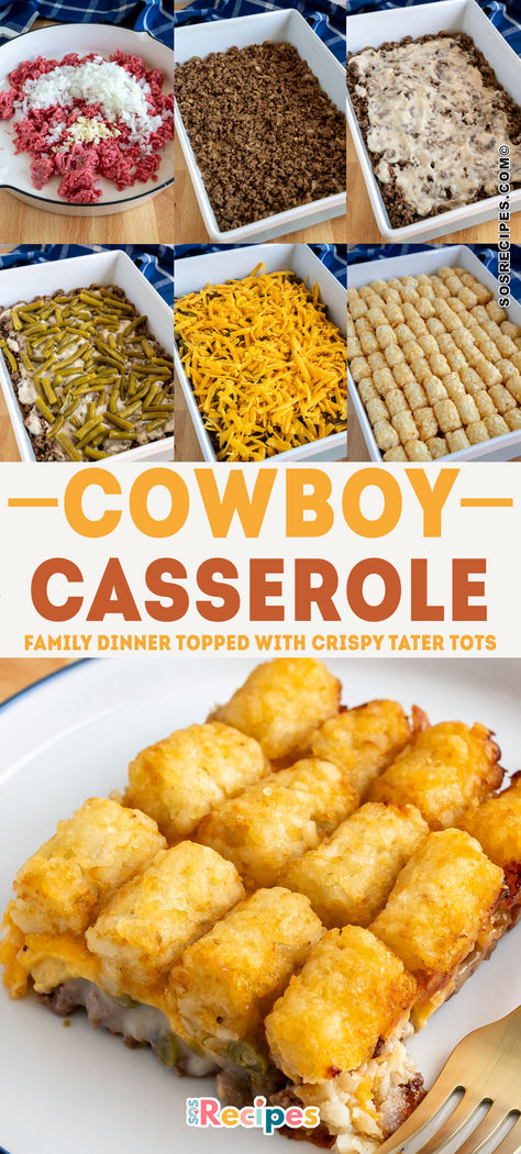 Hamburger Green Bean Tater Tot Casserole, Tartar Tots Recipes, Tater Tot Casserole With Ground Turkey, Tater Tot Green Bean Casserole, Tater Tot Casserole With Green Beans, Cheesy Tater Tot Casserole, Casserole With Ground Beef, Cheesy Tater Tots, Tot Casserole