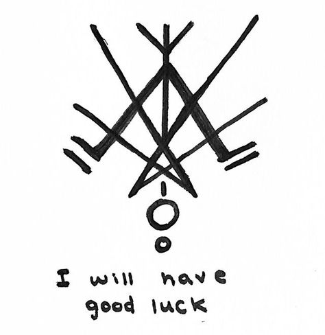 Good Luck Sigil, Luck Sigil, Protection Sigils, Witch Symbols, Space Tapestry, Magick Symbols, Sigil Tattoo, Wiccan Symbols, Good Luck Symbols