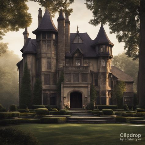 Shifting Places, Morganville Vampires, Vampire Mansion, Gothic Style Architecture, Vampire Castle, Fantasy Buildings, Weird Places, Fantasy Things, Dark Castle