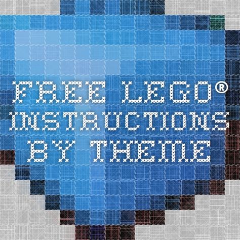 Free Lego Instructions Step By Step, Lego Instructions Step By Step, Lego Building Instructions, Lego Club, Free Lego, Lego Diy, Lego Activities, Lego Craft, Building Instructions