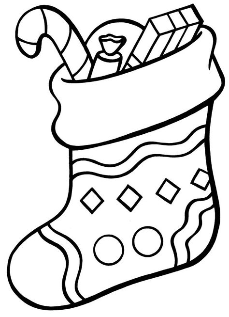 Christmas Stocking Coloring Pages Christmas Stocking Coloring Pages, Christmas Present Coloring Pages, Kids Christmas Coloring Pages, Juleverksted For Barn, Fargelegging For Barn, Free Christmas Coloring Pages, White Christmas Stockings, Christmas Coloring Sheets, Printable Christmas Coloring Pages