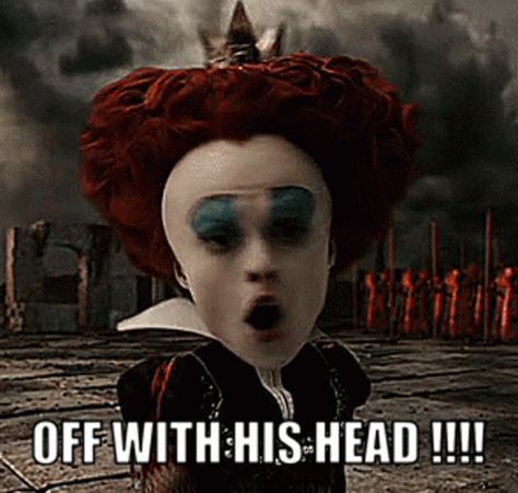 Queen Of Hearts Alice In Wonderland GIF - Queen Of Hearts Alice In Wonderland Off With His Head - Discover & Share GIFs Off With His Head, Queen Of Hearts Alice, Horror Movies Funny, Heart Gif, Red Queen, Queen Of Hearts, Film Movie, Movie Scenes, New Movies