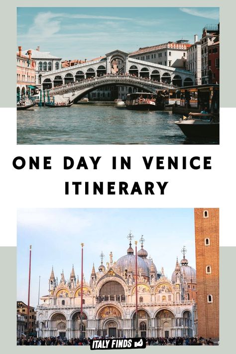 I’ve crafted this one day in Venice itinerary to include the very best of Venice. We’ll cover must-see spots like St. Mark’s Basilica and the Doge’s Palace, Venice In One Day, Venice Guide, Venice Itinerary, Venice Travel Guide, Visit Venice, Venice Travel, Italy Travel Guide, Unique Architecture, Natural Scenery