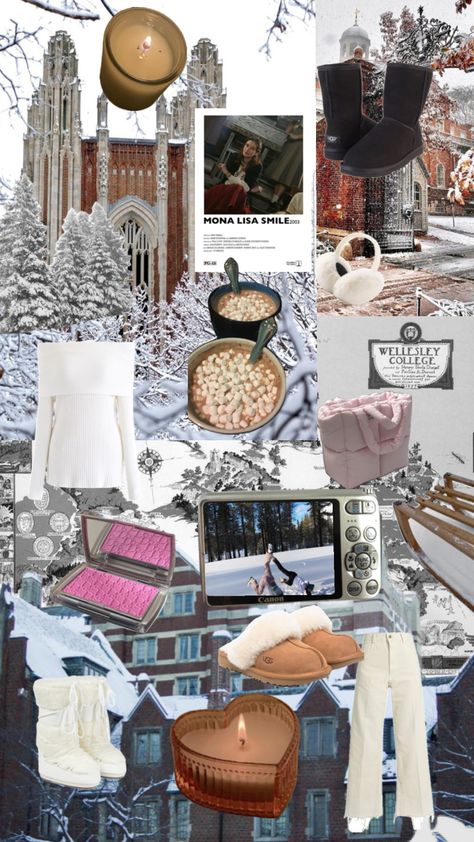 #wellesley #winteraesthetic #winter #hwc #sevensisterscollege Wellesley College, College Aesthetic, College Board, Winter Aesthetic, Create Collage, Dark Academia, Your Aesthetic, Connect With People, Creative Energy