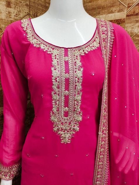 Get ready to slay in style with these stunning Indian Palazzo Anzug Kleid Damen from Culturic India! Perfect for any occasion, these beautifully crafted Salwar Kameez are made with heavy Georget material and come in a gorgeous Ranipink color. Stitched up to Size S,M,L,XL (Max 44 inches), these palazzo suits are the ultimate statement piece for fashion-forward ladies! #eBay #eBayStore #eBaySeller #CulturicIndia #PalazzoAnzug #Damen #Nichtzutreffend #SchwererGeorget #ranipink #Indien https://... Indian Palazzo, Palazzo Suit, Salwar Kameez, Get Ready, In Style, Fashion Forward, India, Beauty, Color