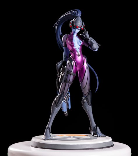 Blizzard Collectibles - Overwatch Widowmaker Statue - The Toyark - News Grommash Hellscream, Widow Maker, Illidan Stormrage, Overwatch Widowmaker, Toy Art, Anime Figurines, Figurative Sculpture, Figure Model, World Of Warcraft