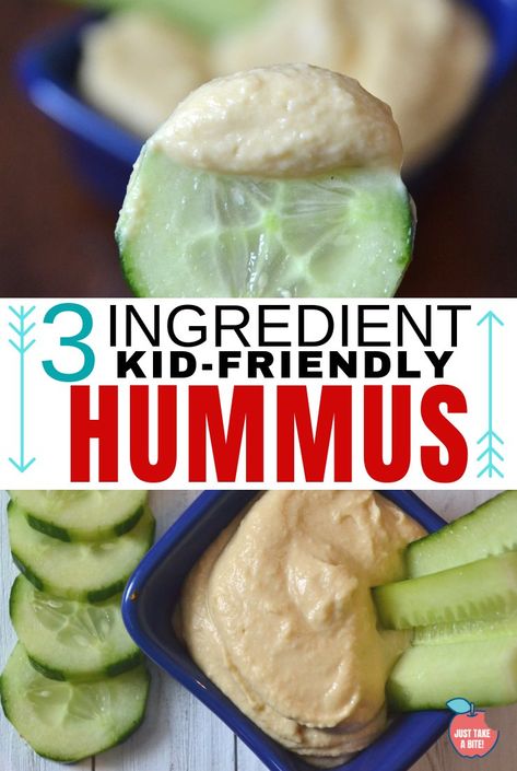 Veggies and dip make a great snack. Make it even better with this 3 ingredient kid-friendly hummus that is low in Vitamin A but big on nutrition and flavor. #vaddiet #vitaminadetox #hummus Simple Hummus, Veggies And Dip, Eat Beautiful, Easy Hummus Recipe, Real Food Snacks, Diy Healthy Snacks, Kid Foods, Easy Hummus, Vegan Kids