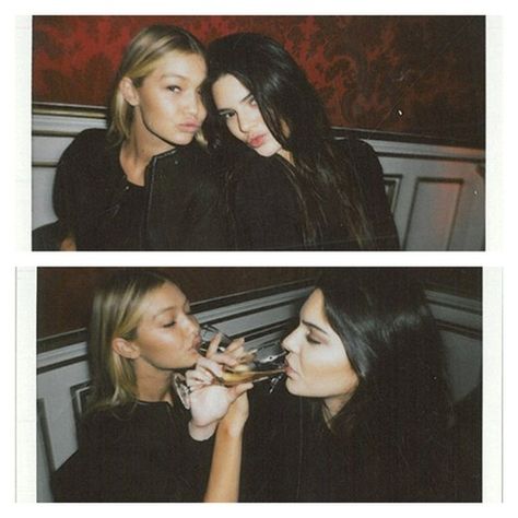 Gigi Hadid And Kendall Jenner, Gigi And Kendall, Stile Kendall Jenner, Queen Energy, Party Photoshoot, Kendall Style, Nyc Girl, Bff Goals, Kardashian Jenner