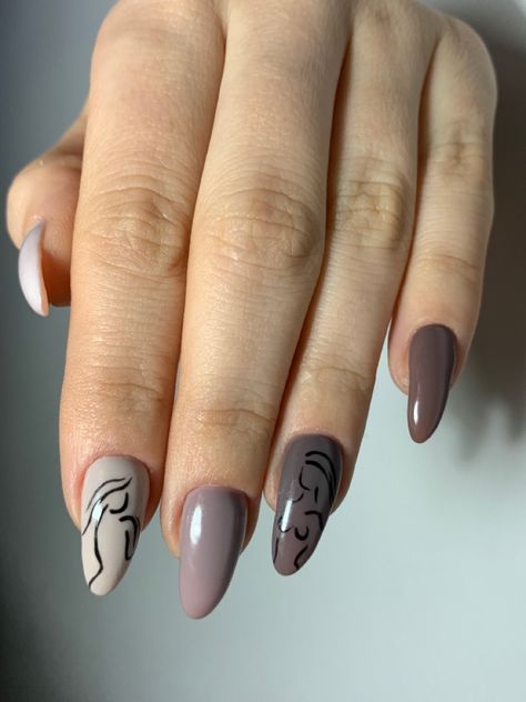 Feminist Nails Art, Feminist Nail Art, Feminist Nails, Body Nails, Nude Body, Nails Nude, Nude Nail Designs, Get Nails, Art Nails