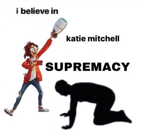 The Michelle Vs The Machines Katie, Mitchells Vs The Machines Fanart, The Mitchells Vs The Machines, Mitchells Vs The Machines, Katie Mitchell, Mark Mothersbaugh, Music Illustration, Black Nail Polish, Pinterest Memes