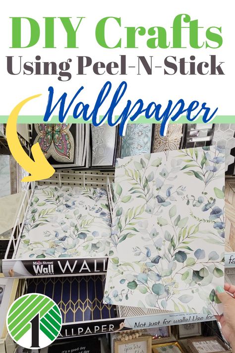 Peel N Stick Wallpaper, Wallpaper Crafts, Gothic Glamour, Wallpaper Diy, Dollar Store Diy Organization, Dollar Tree Finds, Wallpaper Project, Tile Crafts, Bachelorette Decorations