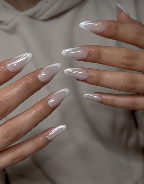 Dainty Girly Nails, Nail Inspo French Tip, Classy Aesthetics, Nail Inspo French, French Tip Almond, Girly Nails, Fancy Nails Designs, Drip Nails, Girly Acrylic Nails