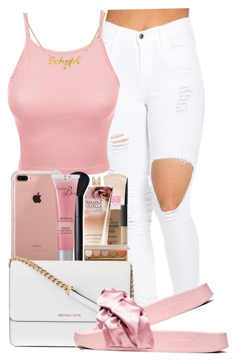 "Happy Easter 🐰" by guwapshawty ❤ liked on Polyvore featuring LE3NO, Belkin, RÃ©vÃ©rence de Bastien, Michael Kors and Puma Cute Outfits For Easter, Outfits For Easter, Teen Swag Outfits, Swag Outfits For Girls, Baddie Outfits Casual, Dope Outfits, Cute Simple Outfits, Cute Summer Outfits