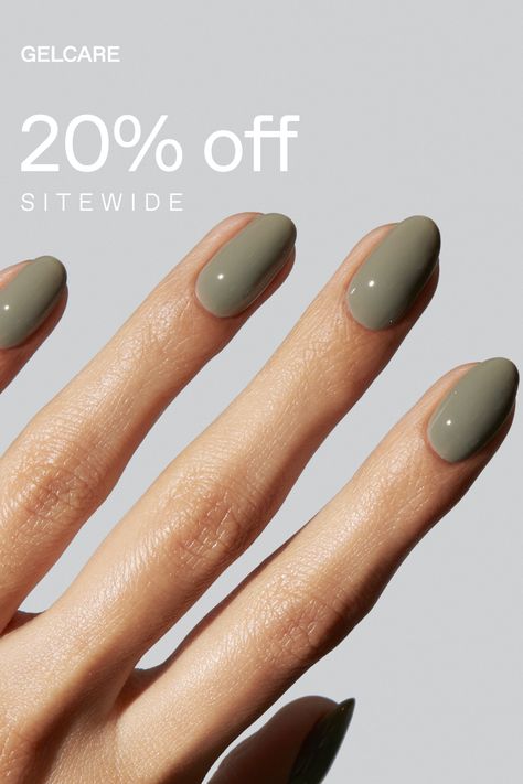 manicure hand Green Grey Nails, Grey Green Nails, Nails Ideas Green, Do Your Nails At Home, Sale Ads, Boxing Day Sale, Gel Manicure At Home, Gel Manicures, Gray Nails