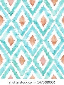 Ikat Painting, Ikkat Pattern, Ikkat Design, Abstract Print Pattern, Art Watercolour, Ikat Design, Ethnic Art, Ikat Pattern, Water Colour