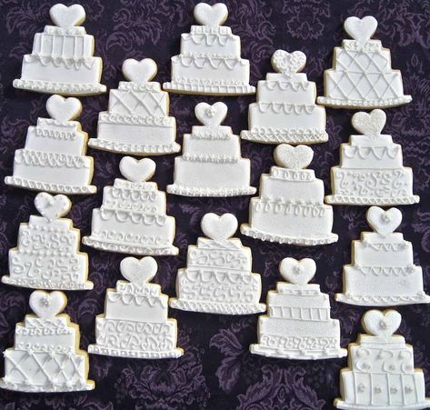 Wedding Shower Cookies, No Bake Sugar Cookies, Super Cookies, Lollipop Cake, Bridal Cookies, Sweet Sugarbelle, Monogram Cookies, Cookie Decorations, Wedding Cake Cookies