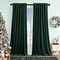 Check this out! Dark Green Velvet Curtains, Curtains For Bedroom Window, Green Velvet Curtains, Window Curtains Bedroom, Curtain For Living Room, Dark Green Velvet, Curtains For Bedroom, Bedroom Window, Insulated Curtains