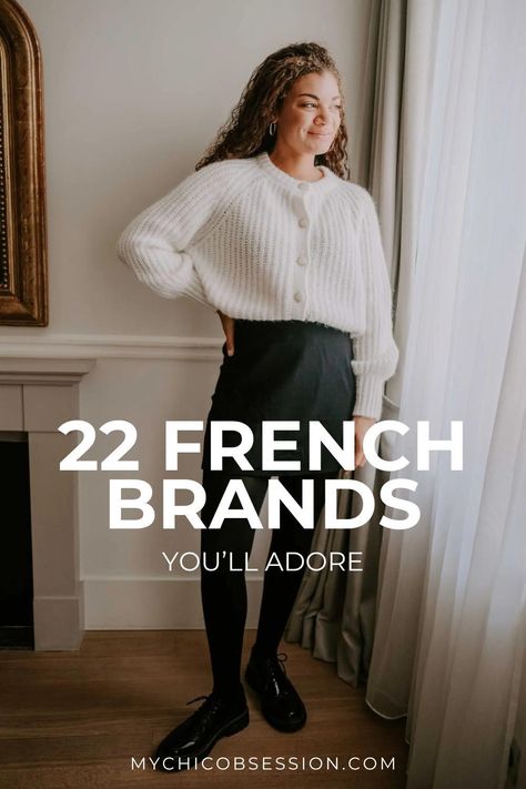 There are many other French clothing brands to have on your radar to master the French girl style! On this list, you will see more than just the typical designer brands because high-street French labels like Isabel Marant, Marie Marot, and Musier Paris exist. Discover more French clothing brands to give your closet some je ne sais quoi. French Brands Clothing, French Casual Outfits, French Fashion Aesthetic, Marie Marot, Dress Like A French Woman, French Labels, Musier Paris, French Style Clothing, French Clothing Brands