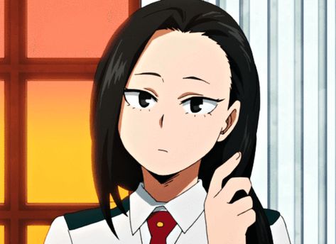 Yaomomo stroking her hair | My Hero Academia | Know Your Meme My Hero, Hero Academia, Black Hair, The Story, Wattpad, Books, Red, Hair, Anime