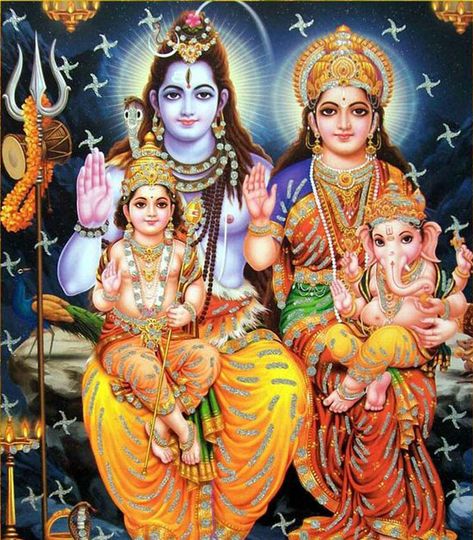 Lord Siva And Parvathy, Ganesh Kartikeya, Ganesha Murugan, Images Of Shiva, Shiva Family, Lord Murugan Wallpapers, Shiva Parvati, Lord Siva, Shiva Linga