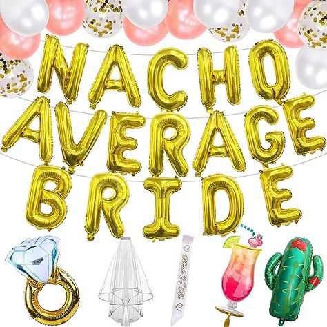 Amazon.com: Nacho Average Bride Decorations Mexican Bachelorette Party Decorations Nacho Average Bride Balloons, Diamond Ring Balloon, Cinco De Mayo Wedding Decorations Bachelorette Party Fiesta Bridal Shower : Home & Kitchen Bridal Brunch Decorations, Nacho Average Bride, Mexican Fiesta Bridal Shower, Final Fiesta Bachelorette Party, Ring Balloon, Final Fiesta Bachelorette, Fiesta Bachelorette Party, Mexican Bridal Showers, Bachelorette Balloons