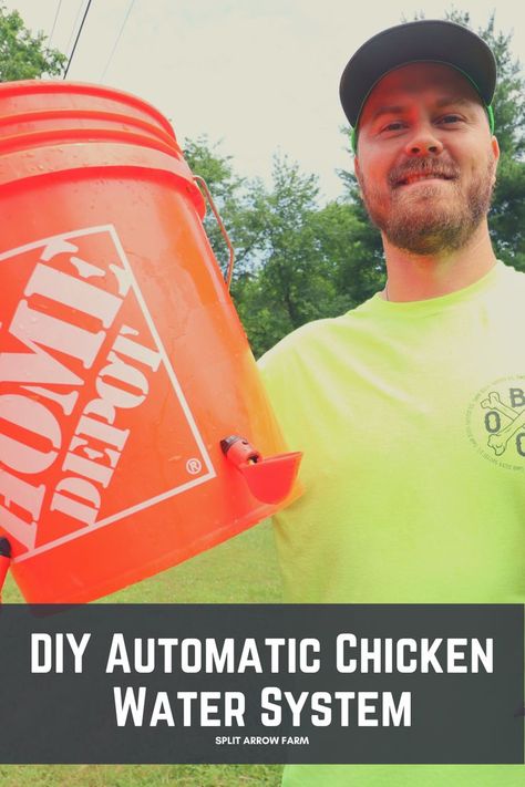 Building our your chicken coop can be a fun experience, but filling up their water everyday is not. Learn how you can automate the watering process in your chicken coop through this video on a DIY Automatic Chicken Water System made of 5 Gallon buckets that you can get a Homedepot, Lowes or any other home improvement store. Poultry Watering Systems: https://amzn.to/3obBFbW Drill Bit and Tap Kit: https://amzn.to/3wau5Rc 5-Gallon Bucket: https://amzn.to/2Sh8rw1 Chicken Watering System, Chicken Waterer Diy, Five Gallon Bucket, Chicken Bucket, Automatic Waterer, 5 Gallon Buckets, Chicken Waterer, Baby Chickens, Water System