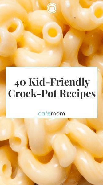 All kids have to do is lift the lid (with a potholder!) and grab a spoonful. Check out these 40 great kid-friendly Crock-Pot dinners that any mom can have ready and waiting for the brood when they're hungry. Pot Dinners, Kids Cooking Recipes, Slow Cooker Desserts, Recipes For Kids, Crock Pot Slow Cooker, Instapot Recipes, Crock Pot Cooking, Dinner Recipes For Kids, Dinners For Kids