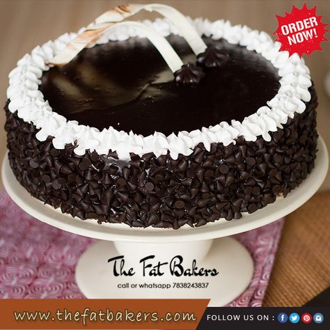 #Chocolate #ChocoChip #cake. Raise your hands 🙋‍♀️ 🙋‍♂️ if Chocolate Cake is your stress buster. Order Choco Chip Cake and it delivered to your doorsteps within 240 minutes and less. 🍰  Free Shipping in West Delhi. 🍰 Same Day Delivery,  🍰 Midnight Cake Delivery Option also Available To Order This Cake Call or Whatsapp us at +91-7838243837 Choco Chips Cake, Cake Black Forest, Premium Cake, Midnight Cake, Fruits Cake, 14th Birthday Cakes, Designer Cake, Butterscotch Cake, Order Cakes Online