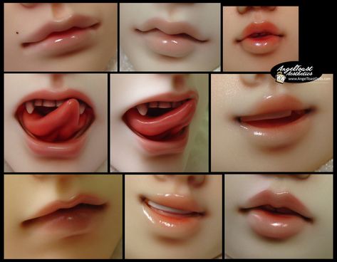 Lips~ <3 | :) | AngelToast | Flickr Lips Tutorial Drawing Digital, Lips Tutorial Drawing, Mata Manga, Lips Tutorial, Anime Lips, Tutorial Drawing, Painting References, Mouth Drawing, Reference Drawing