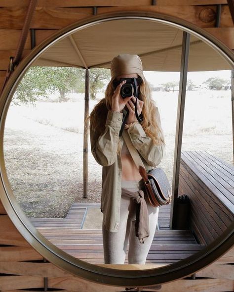 Desert Safari Outfit, Holiday Poses, Safari Aesthetic, Egypt Outfits, Africa Outfits, Tented Camp, Safari Outfit, Safari Outfits, Africa Trip