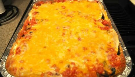 Get Crackin' On This Firecracker Casserole! - Page 2 of 2 - Recipe Roost Firecracker Casserole, Mexican Meals, Ground Sirloin, Baked Casserole, Yummy Casseroles, Football Food, Creamed Mushrooms, Mexican Dishes, Original Recipe