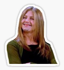 Rachel Green Sticker Rachel And Monica, Aesthetic Stickers Printable, Sticker Design Inspiration, Iphone Stickers, Snapchat Stickers, Redbubble Stickers, Cute Laptop Stickers, Bubble Stickers, Friends Moments