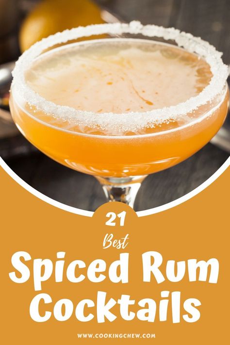 Drinks Using Spiced Rum, Drinks Made With Spiced Rum, Spices Rum Cocktails, Recipes With Spiced Rum, Spiced Rum Cocktails Recipes, Spice Rum Cocktails, Spice Rum Drinks, Spiced Rum Cocktails Easy, Spiced Rum Drinks Easy