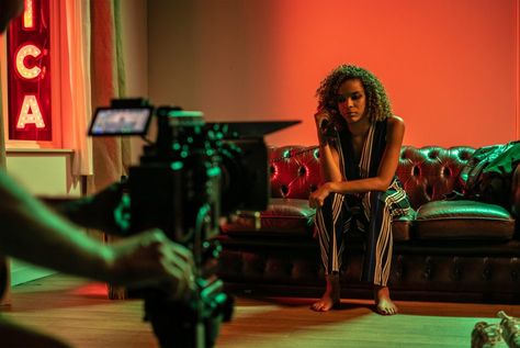 Music Video Shoot, Scene Aesthetic, Colorful Apartment, Director Of Photography, Film Design, Video Shoot, Film Inspiration, Album Cover Design, Neo Noir