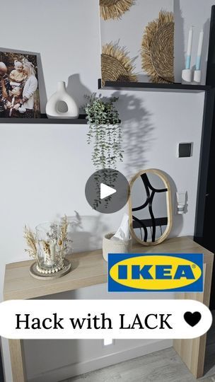 Ikea Lack Hack, Hacks Ikea, Kitchen Island Ikea Hack, Ikea Lack, Ikea Hack Ideas, Ikea Shelves, Diy Dollhouse Furniture Easy, Ikea Furniture Hacks, Diy End Tables