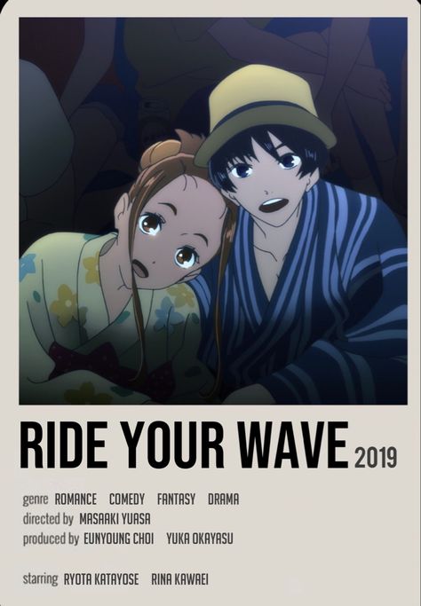 Ride Your Wave, Best Romance Anime, Japanese Animated Movies, Anime List, Film Anime, Anime Printables, Good Anime To Watch, Anime Watch, Anime Titles