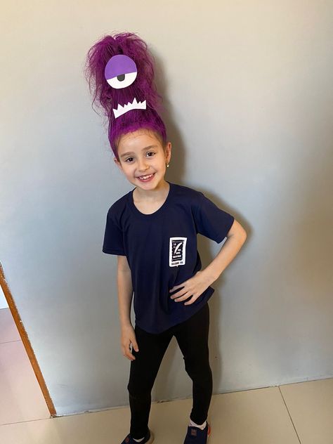 Crazy Hair Day Monster, Whacky Hair Day, Crazy Hair For Kids, Easy Toddler Hairstyles, Easter Hairstyles For Women, Hairstyles For Kids Black, Hair Color Caramel, Easter Hairstyles For Kids, Wacky Hair Days