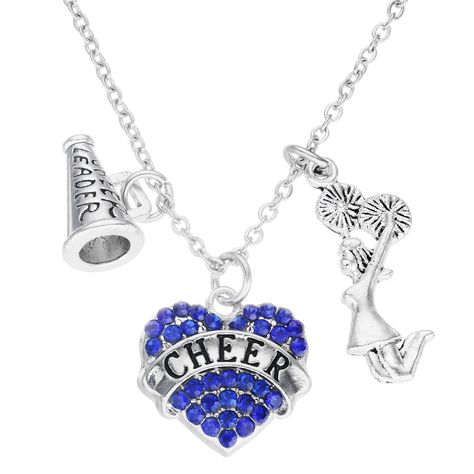 PRICES MAY VARY. 💗💗Cheer Squad Jewelry for Young Girls Cheerleading Pendant Neckalces from Cheer Mom💗💗-----Cheer Bracelet Gift for Girls, Cheerleading Bangle Cheerleader Bracelet Gift Cheer Jewelry Gift for cheer girls. As an inspirational cheer gift to show your team spirit. 💗💗Cheerleader gift ideas, girls Cheerleading gifts keyring make a meaningful gift for a cheerleader, Cheer Coach or the entire Cheer Team! 💗💗Size💗💗--- The necklace pendant is approximately 20mm/0.78", the necklace White School Spirit Jewelry As A Gift, White School Spirit Jewelry As Gift, School Spirit White Jewelry As Gift, White School Spirit Jewelry Gift, Cheerleader Gift Ideas, Cheer Squad Gifts, Cheer Jewelry, Cheerleader Gift, Cheer Coach