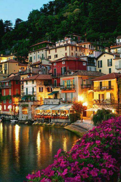 Lake Como, Italy #iliveitaly Lac Como, Varenna Italy, Summer Story, Lake Como Italy, Summer Campaign, Voyage Europe, Romantic Dinner, Alam Yang Indah, Lake Como