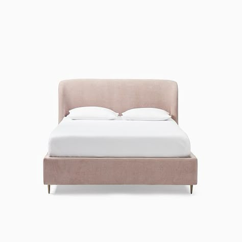 Decent Bed Design, Storage Bed Full, Watch Tv In Bed, Beautiful Bed Designs, West Elm Bedding, Bed Design Ideas, Upholstered Storage Bed, Storage Kids, Oversized Furniture