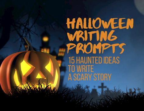 15 Haunted Halloween Writing Prompts Horror Writing, Writing Horror, Halloween Writing Prompts, Slasher Horror, Halloween Writing, Story Writing Prompts, Very Nice Pic, Haunted Halloween, Scary Stories