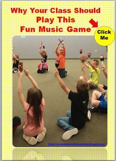 Music Class Games Kindergarten, Kindergarten Music Activities Lesson Plans, Music Class Ideas For Kindergarten, Easy Elementary Music Games, Music Class For Preschoolers, Music Games For Preschoolers, Music And Movement Activities Elementary, Music Class Ideas For Elementary, Musical Games For Kids