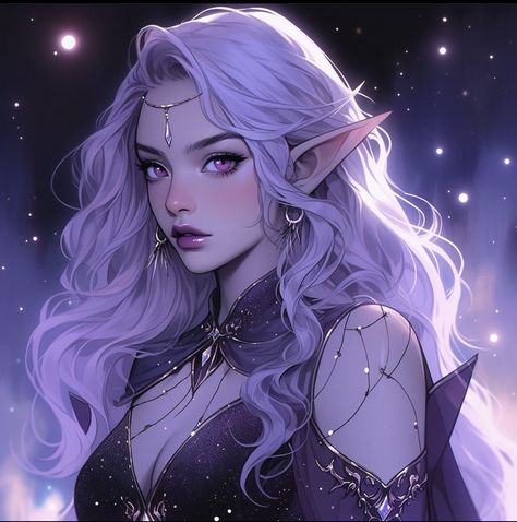 Astral Elf, Dnd Elf, Dnd Character Design, Dnd Elves, Fairytale Creatures, Elf Characters, Anime Elf, Elves Fantasy, Female Elf