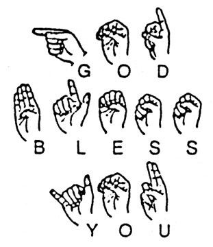 GOD Bless you - sign language Simple Sign Language, Asl Sign Language Words, Sign Language Phrases, He Is Lord, Sign Language Words, Asl Sign Language, Asl Signs, Learn Sign Language, Prayer Requests