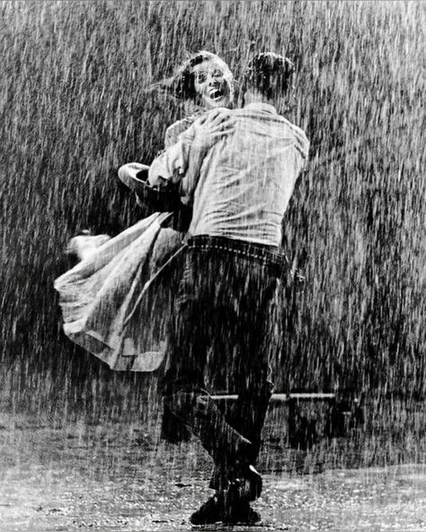 Olden Day Love, 1950s Love Aesthetic, Love In The 80s, Couples In The Rain, Dancing In The Rain Couple, Old Time Love, Old Love Aesthetic, Old Fashion Love, 50s Love