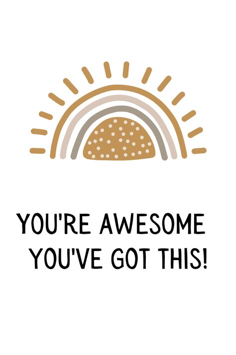 Introducing our "You're Awesome, You've Got This" Kids Printable Lunchbox Card - the perfect way to make your child's lunchtime extra special! 🥪💫 Included in our Kids Printable card set. 👧👦 Why Your Child Will Love It: 👧👦 ✨ It's a daily dose of positivity. ✨ A reminder of their awesomeness. ✨ Boosts their self-confidence. ✨ A sprinkle of love in their lunchbox. #kidslunchnotes #kidslunchnotesideas #inspirationallunchnotes #lunchnotesforencouragement #kidsencouragement #kidsinspiration Notes For Kids Lunches, Lunchbox Cards, Kids Lunch Box Notes, Inspirational Notes, Lunchbox Notes, You Ve Got This, Lunch Box Notes, Notes Inspiration, Educational Printables