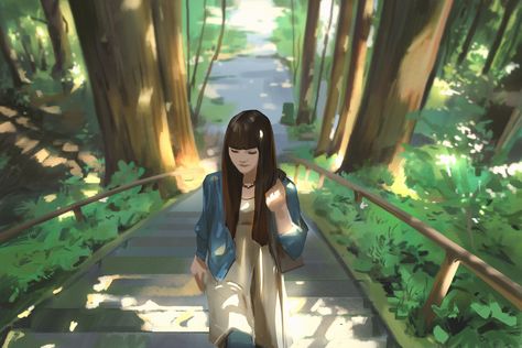 Atey Ghailan, 365 Challenge, Art Theme, Christmas Break, Daily Painting, Digital Art Illustration, Beautiful Drawings, Dream Art, Cool Paintings