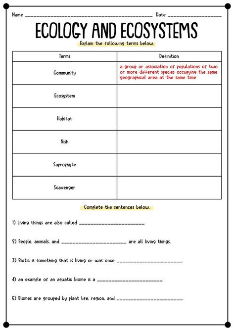 Explore the wonders of cells with our engaging science worksheets. Unleash your curiosity now! #ScienceWorksheets #AllCells #STEMLearning #scienceworksheetsall Ecosystem Worksheets, Ecology Notes, Scientific Method Worksheet, Homeschool Nature, Cells Worksheet, Homeschool Nature Study, Biology Worksheet, 7th Grade Science, School Homework